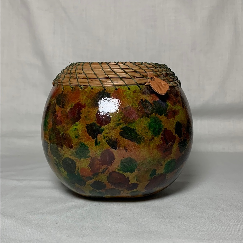 Handcrafted Multicolor Gourd Vase